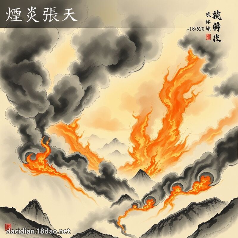 烟炎张天 配图