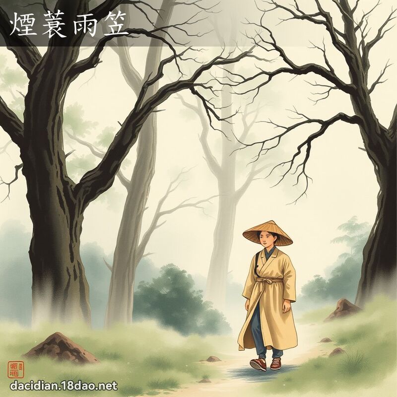 烟蓑雨笠 配图