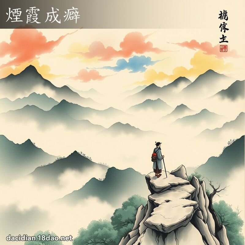 烟霞成癖 配图
