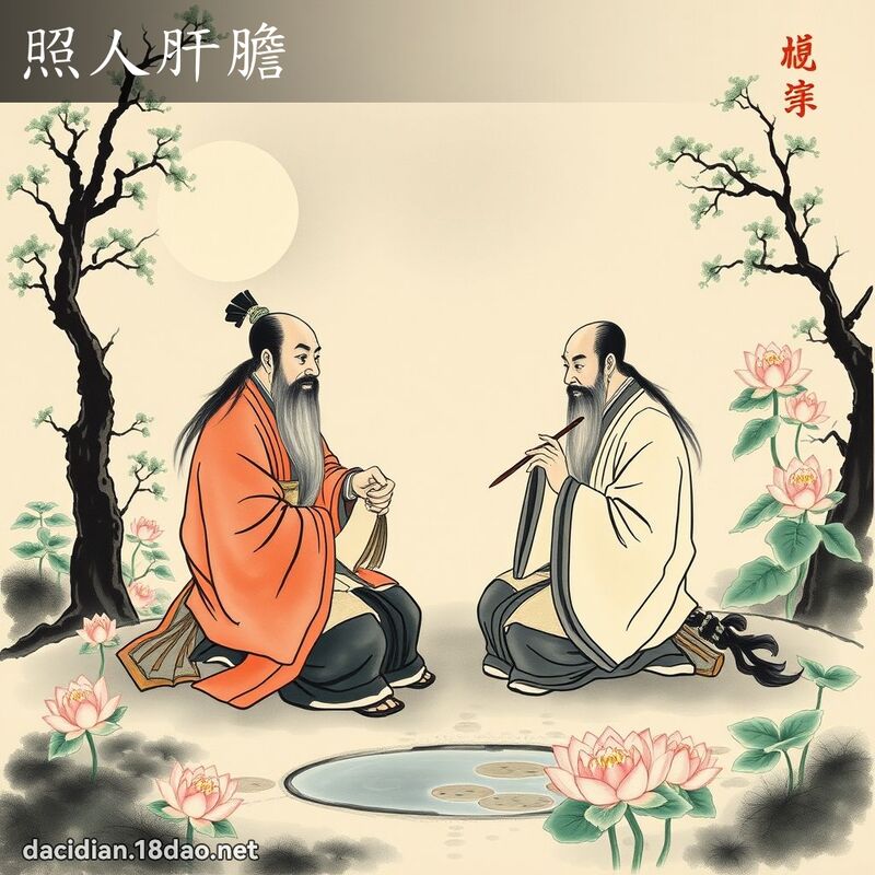 照人肝胆 配图
