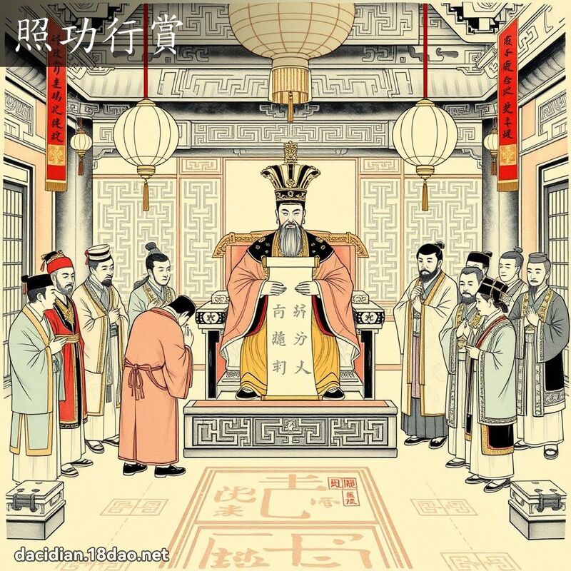 照功行赏 配图