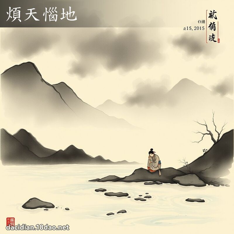 烦天恼地 配图