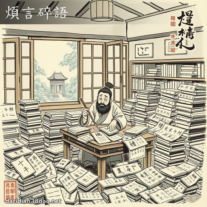 烦言碎语 配图