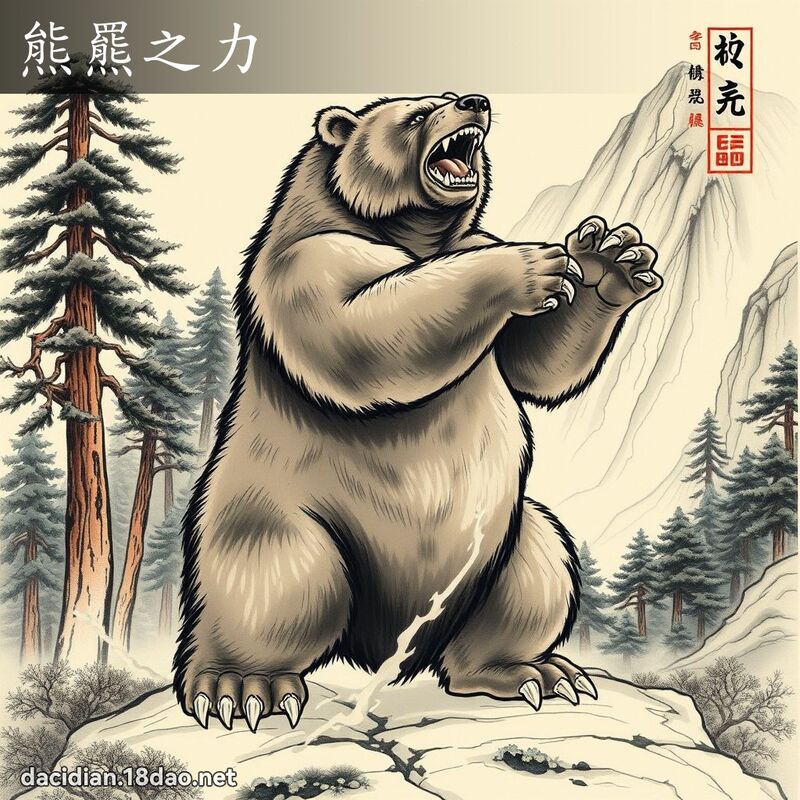 熊羆之力 配图