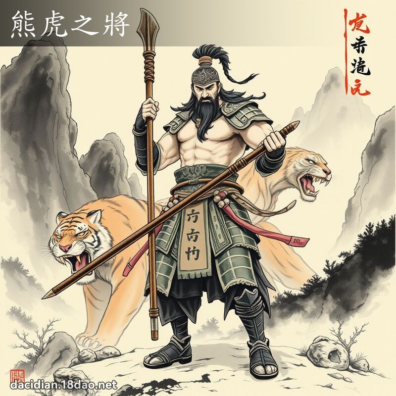 熊虎之將 配图