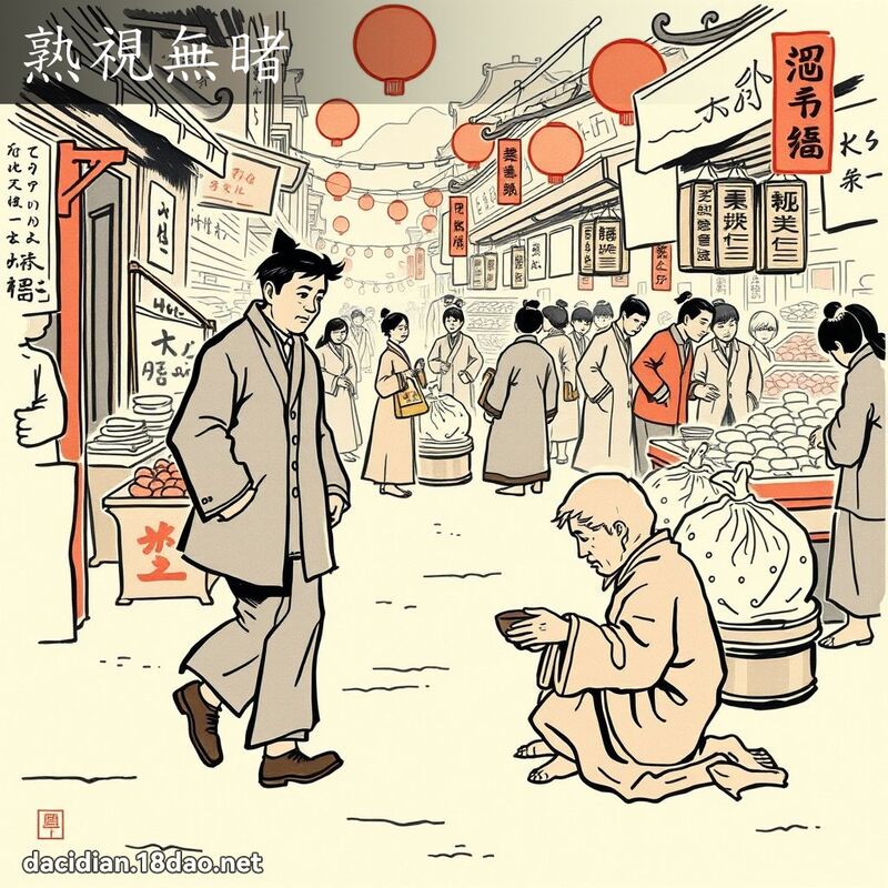 熟视无睹 配图