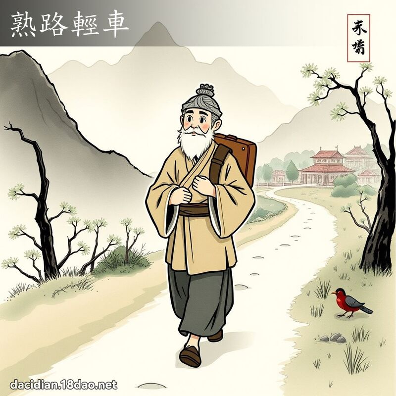 熟路轻车 配图