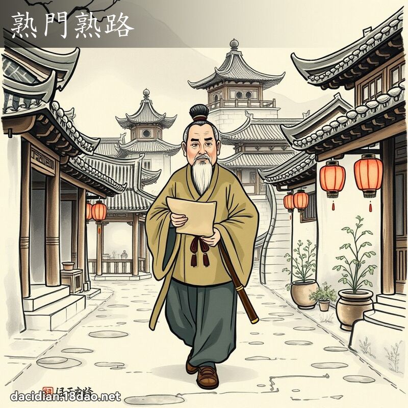 熟门熟路 配图