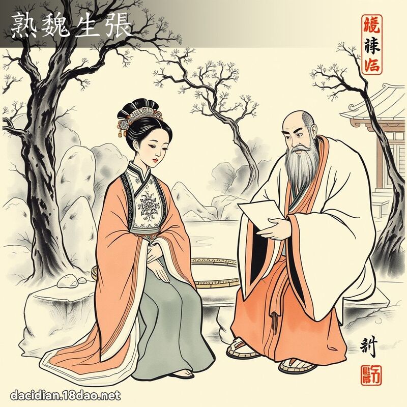 熟魏生张 配图