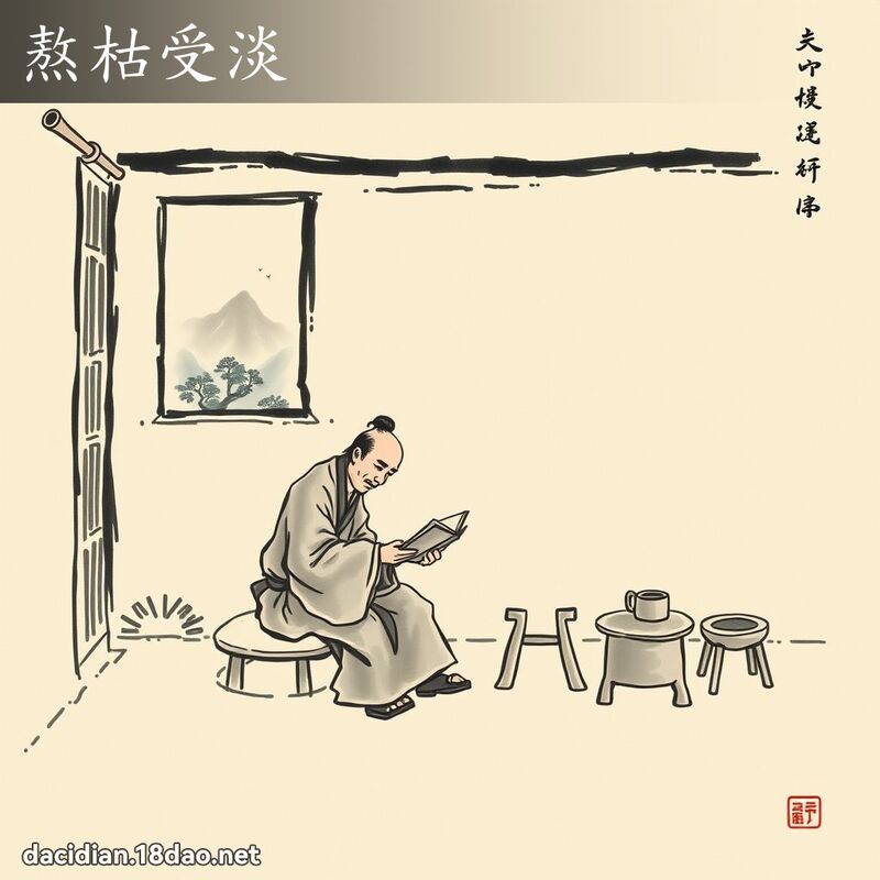 熬枯受淡 配图