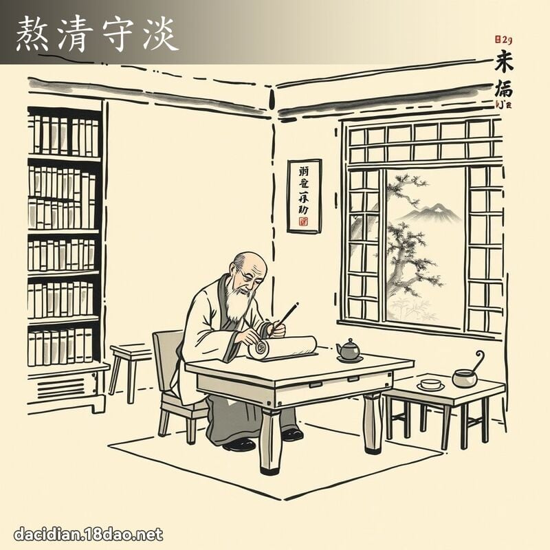 熬清守淡 配图
