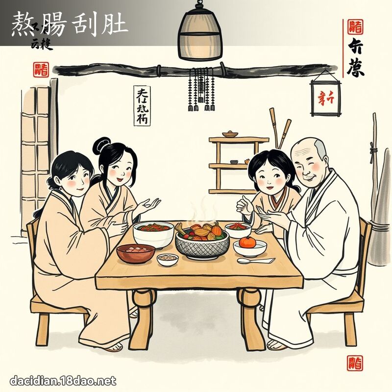 熬肠刮肚 配图