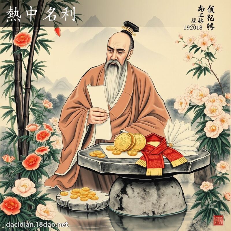 热中名利 配图