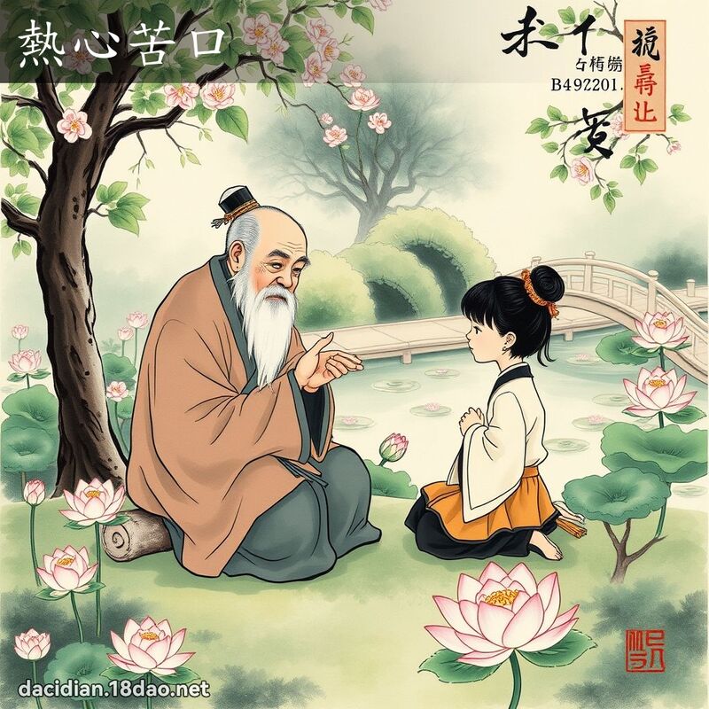 热心苦口 配图