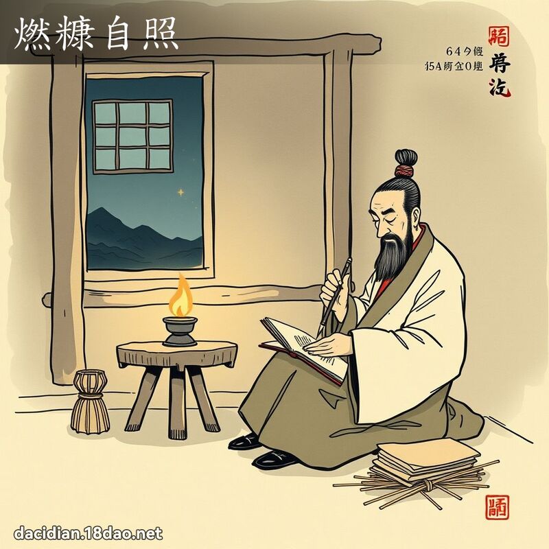 燃糠自照 配图