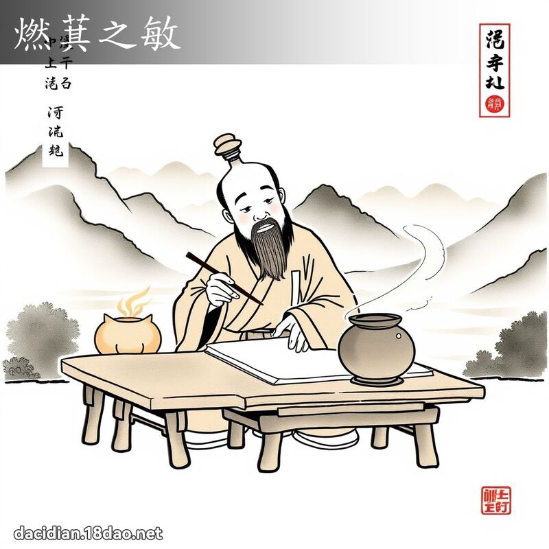 燃萁之敏 配图