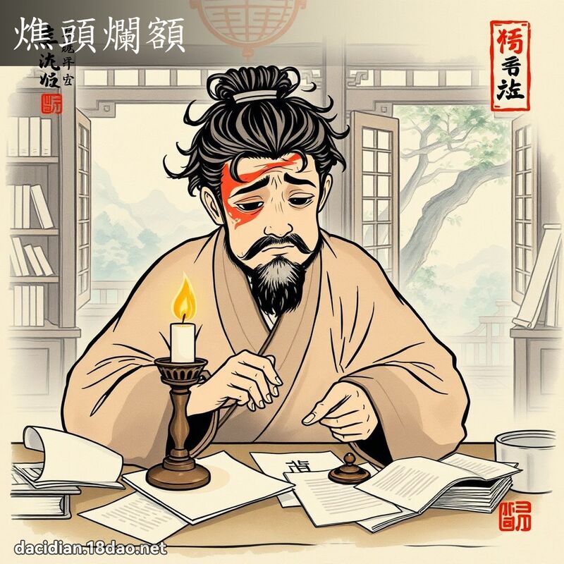 燋頭爛額 配图