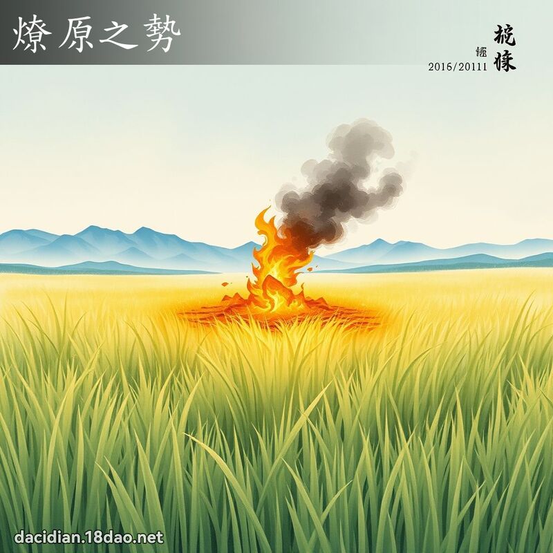 燎原之勢 配图