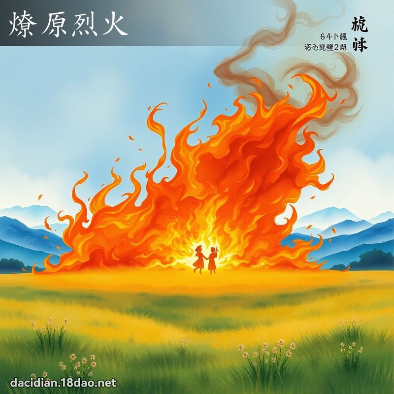 燎原烈火 配图