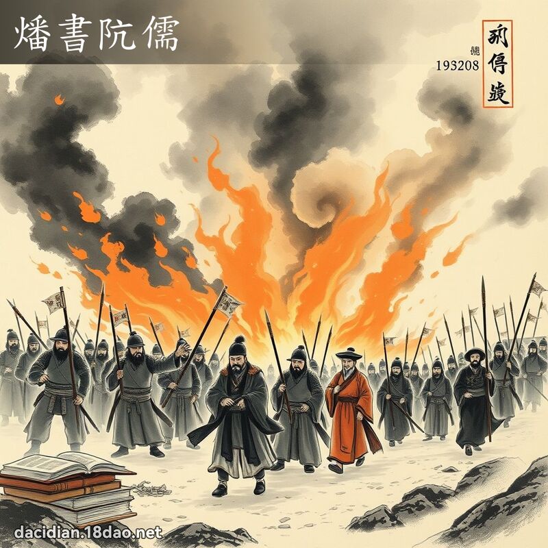 燔書阬儒 配图