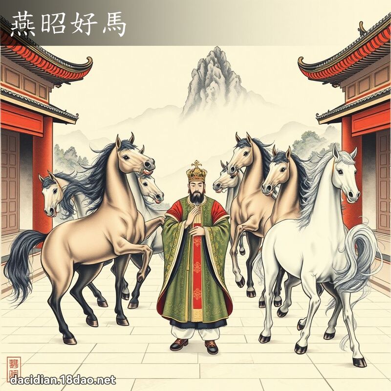 燕昭好馬 配图