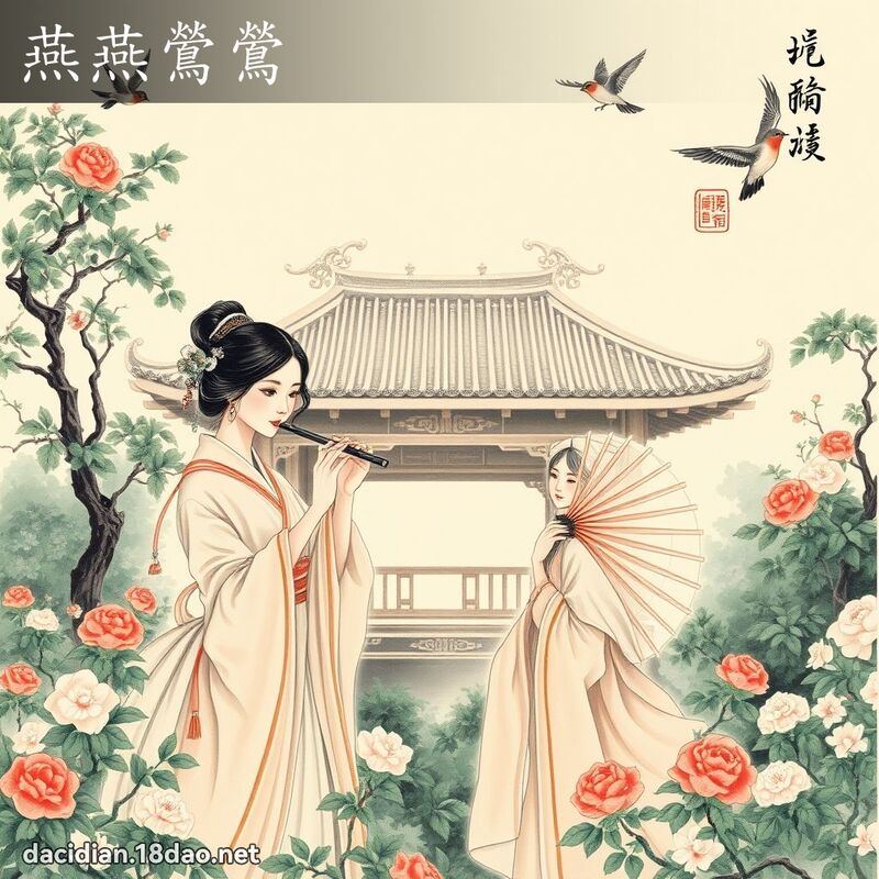 燕燕鶯鶯 配图