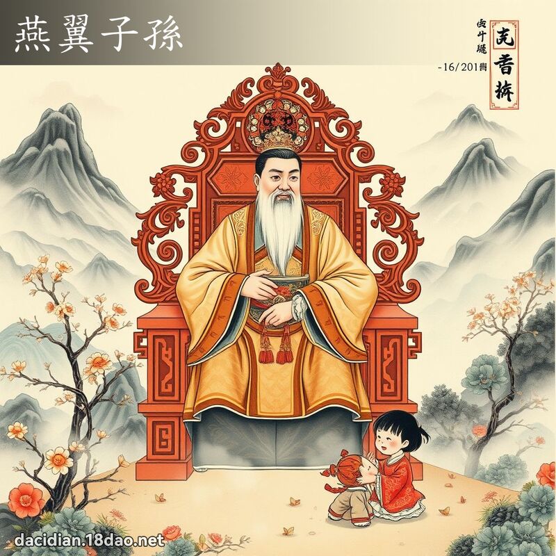 燕翼子孫 配图