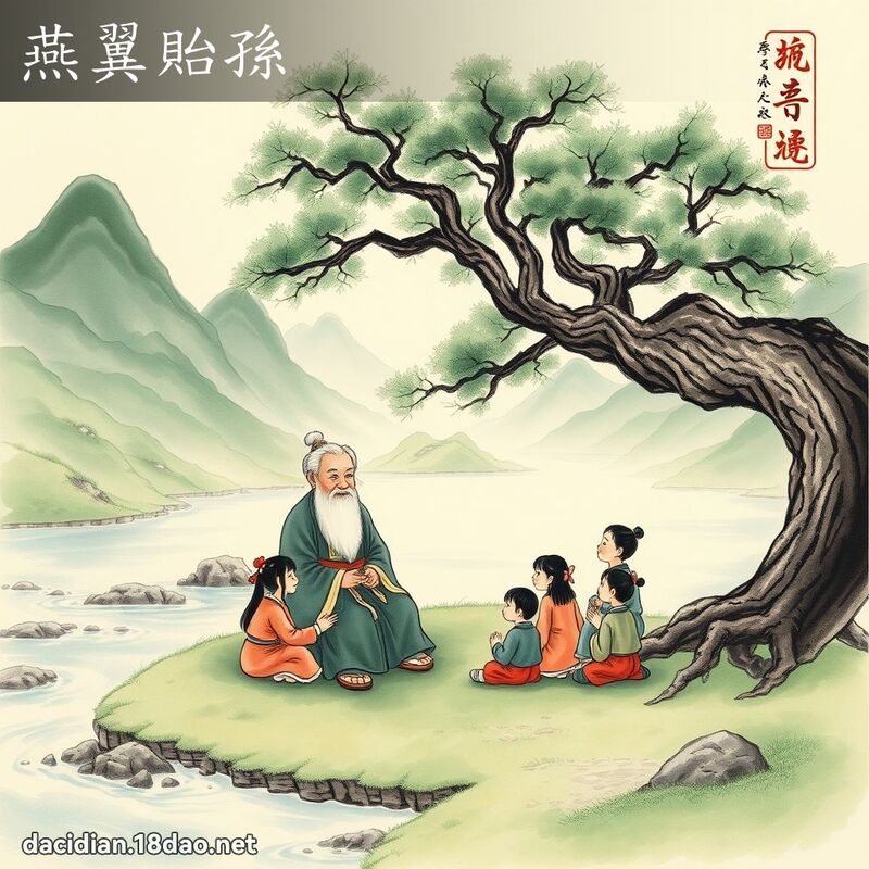 燕翼貽孫 配图