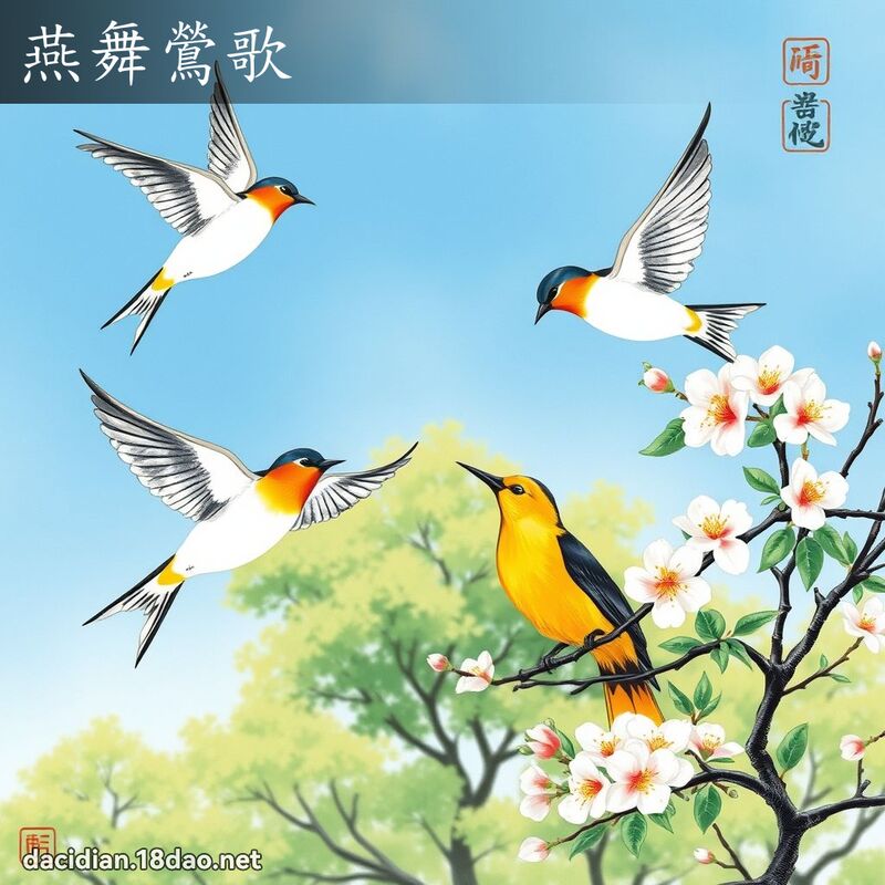 燕舞鶯歌 配图