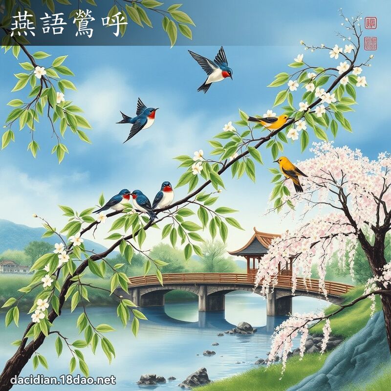 燕語鶯呼 配图