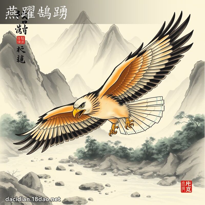 燕躍鵠踴 配图