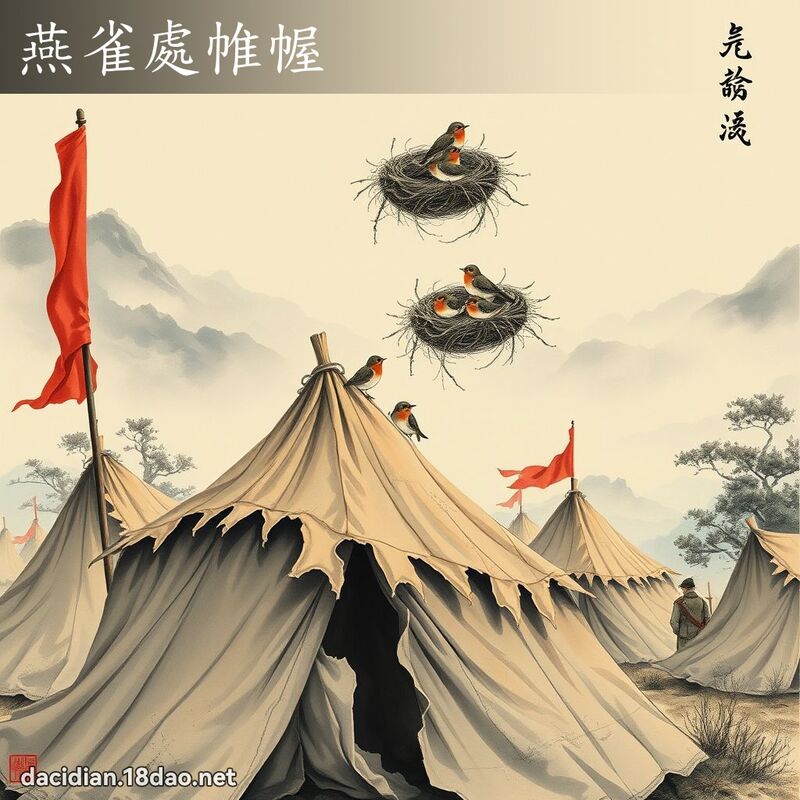 燕雀處帷幄 配图
