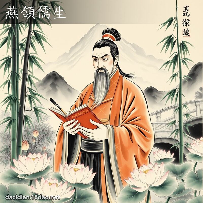 燕頷儒生 配图