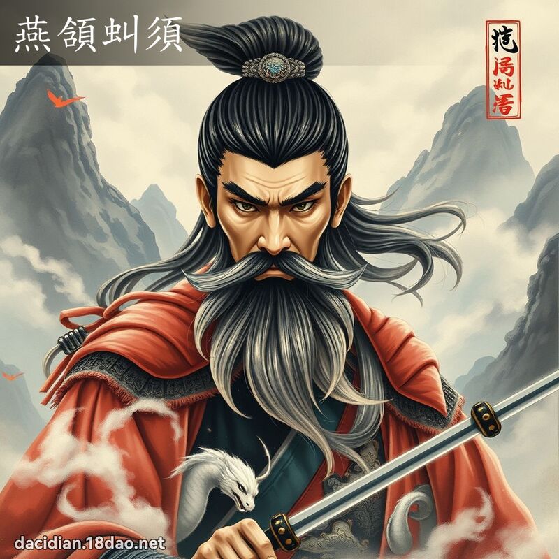 燕頷虯须 配图