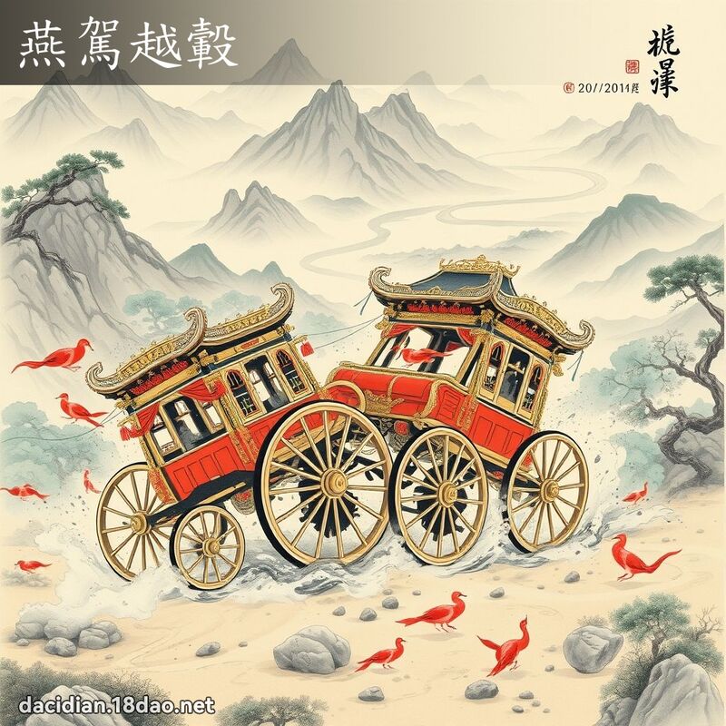 燕驾越轂 配图