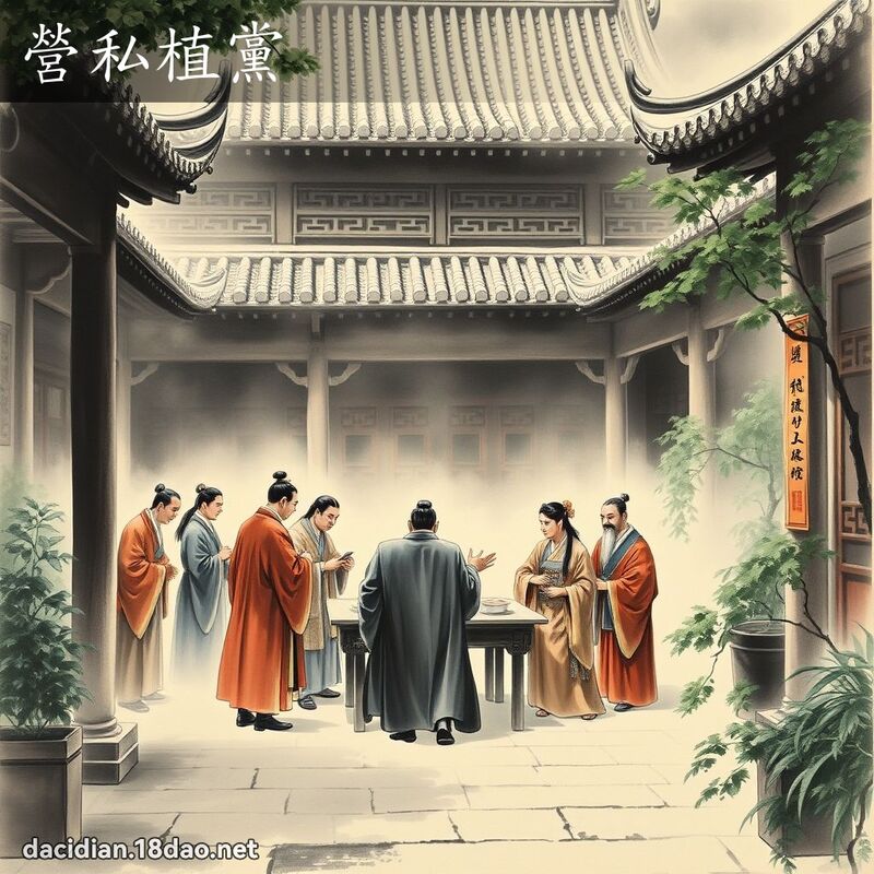 营私植党 配图