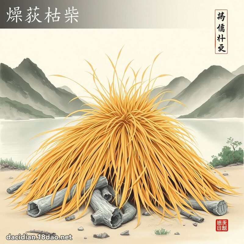 燥荻枯柴 配图
