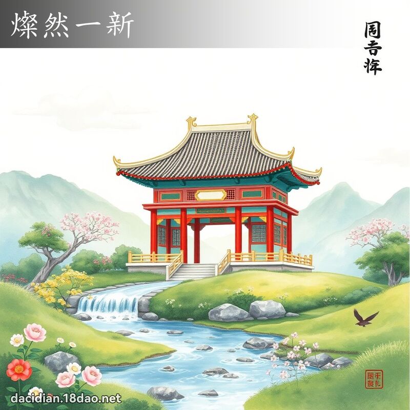 灿然一新 配图