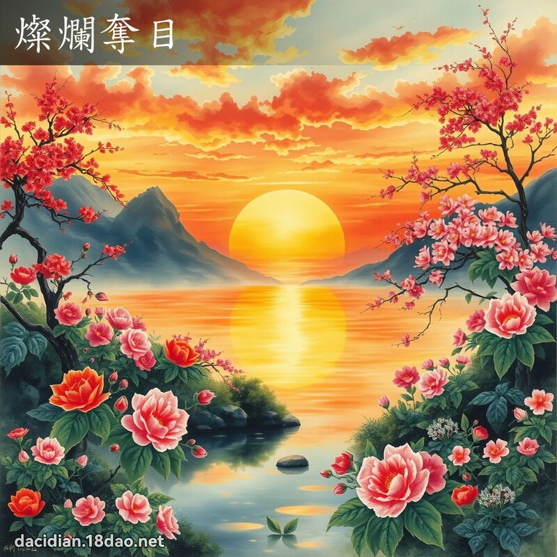 灿烂夺目 配图