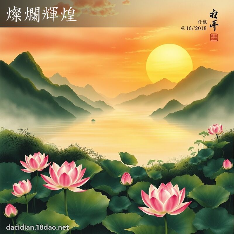 灿烂辉煌 配图