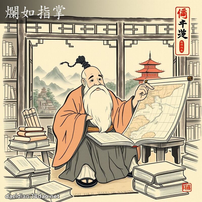 烂如指掌 配图