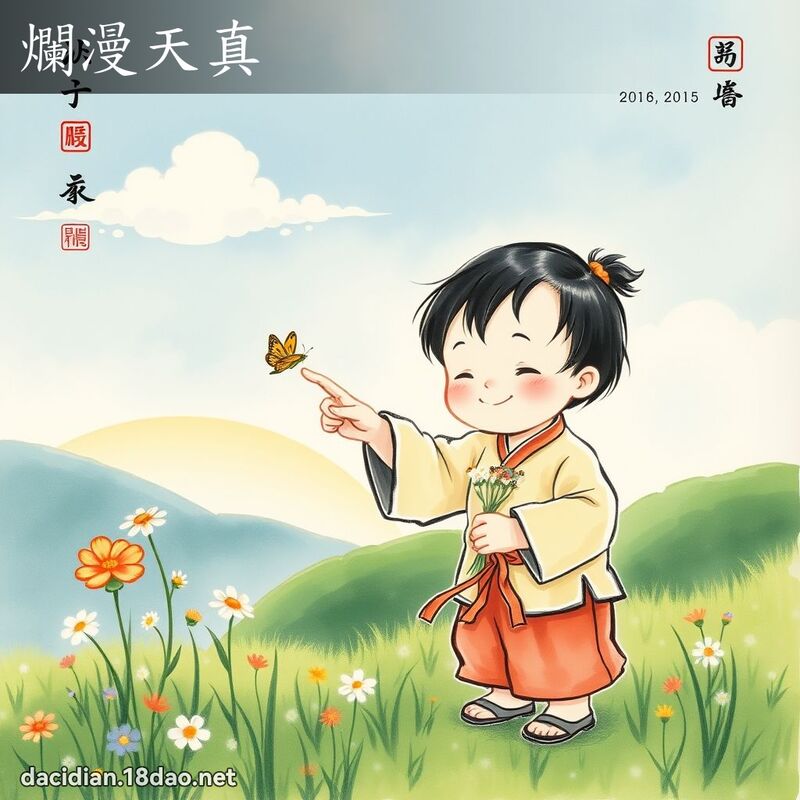 烂漫天真 配图