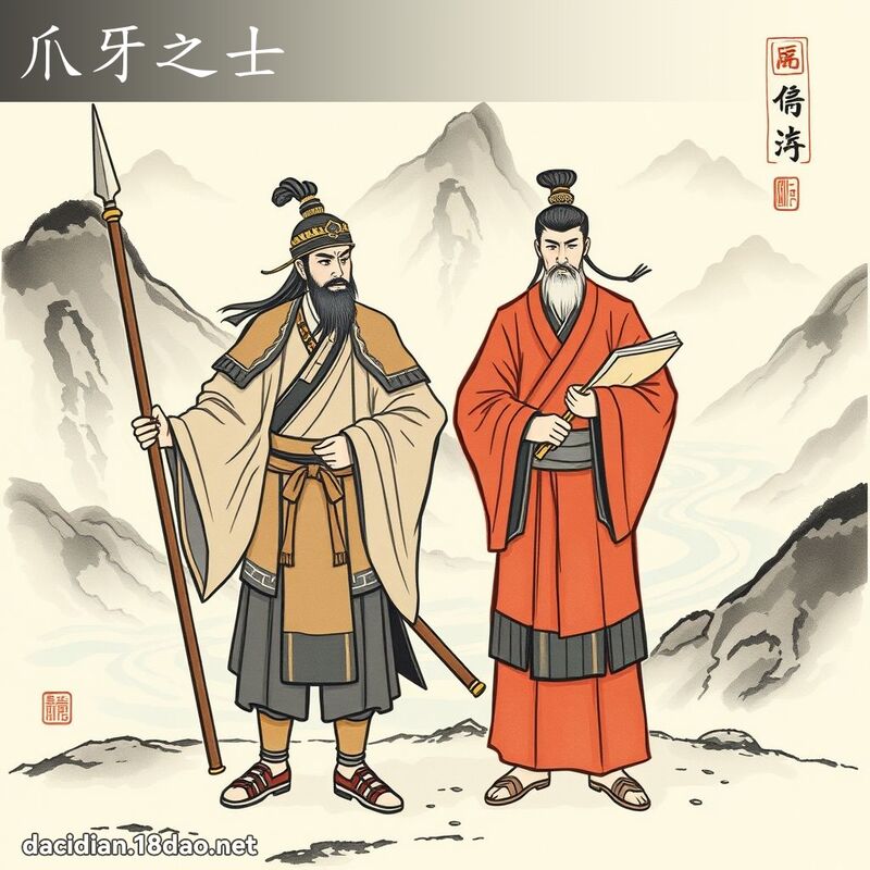 爪牙之士 配图