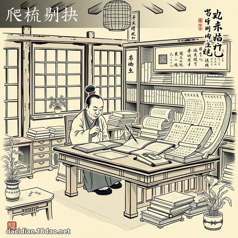 爬梳剔抉 配图