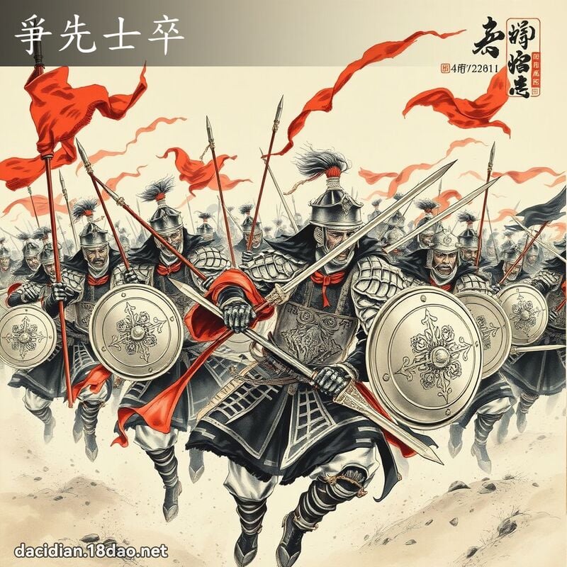 爭先士卒 配图