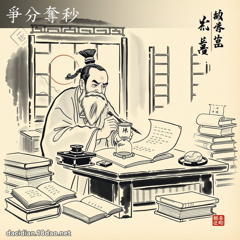 爭分夺秒 配图