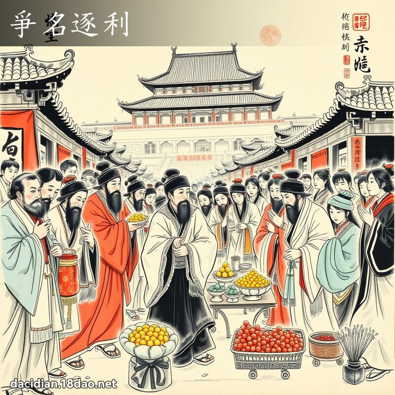 爭名逐利 配图