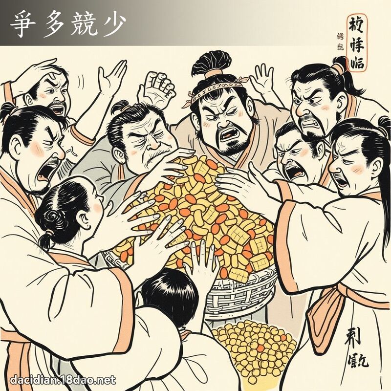 爭多竞少 配图