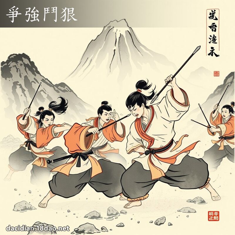 爭强斗狠 配图