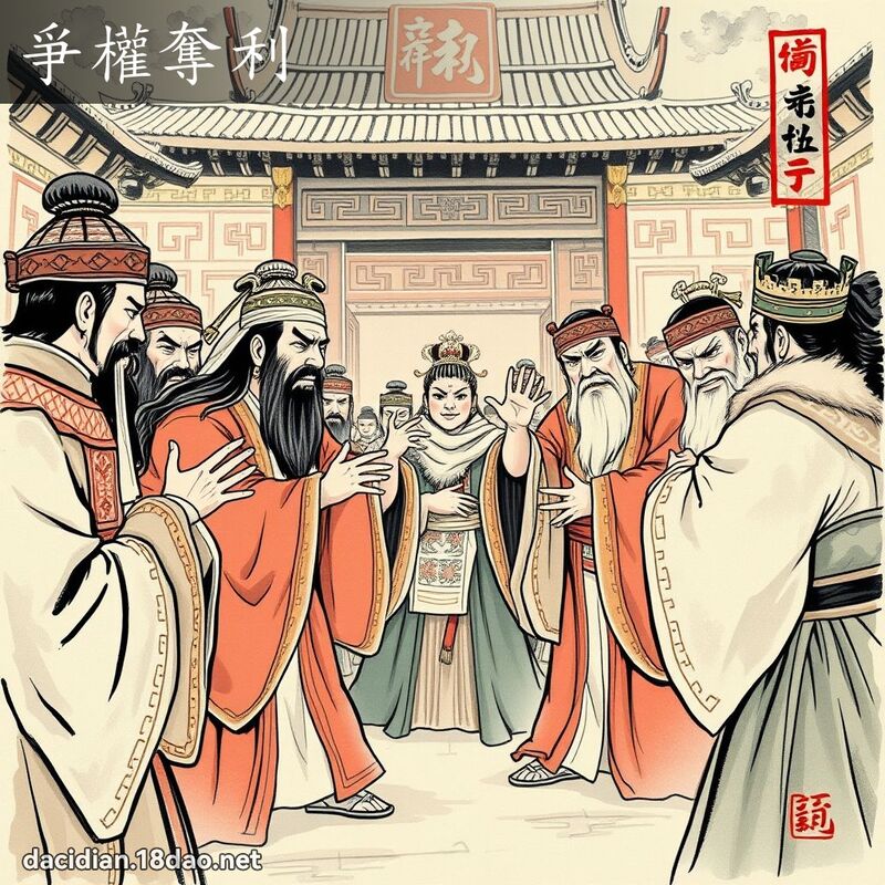 爭权夺利 配图